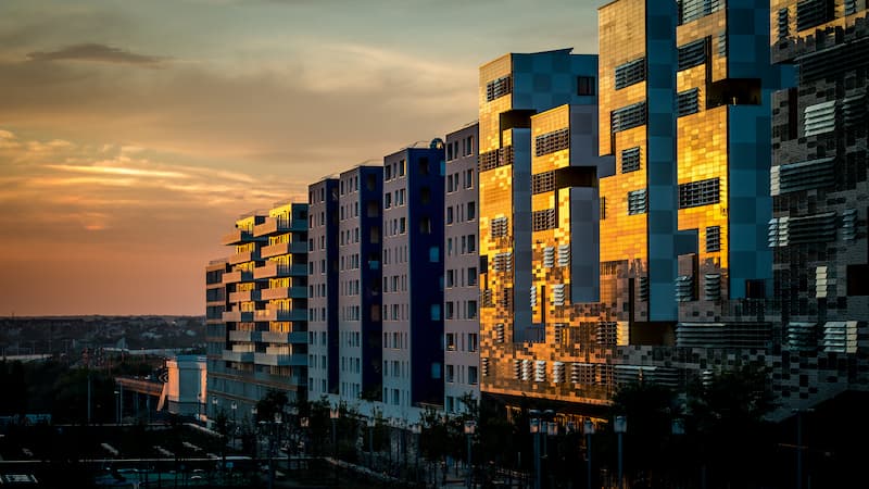 Bâtiments à Nanterre dans les Hauts-de-Seine