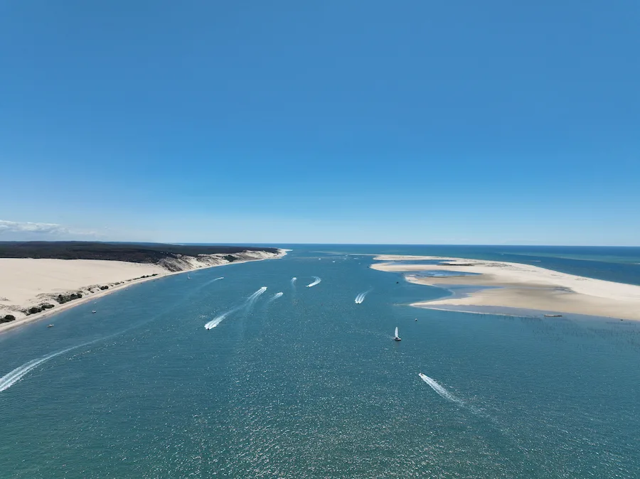 Plage de Gironde en Nouvelle-Aquitaine