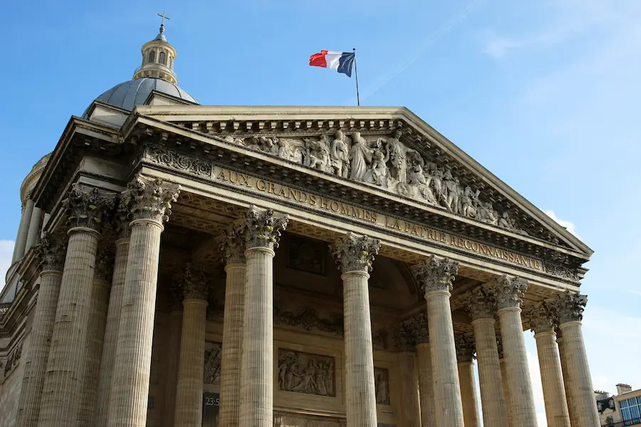 Panthéon de Paris dans le 5e arrondissement.