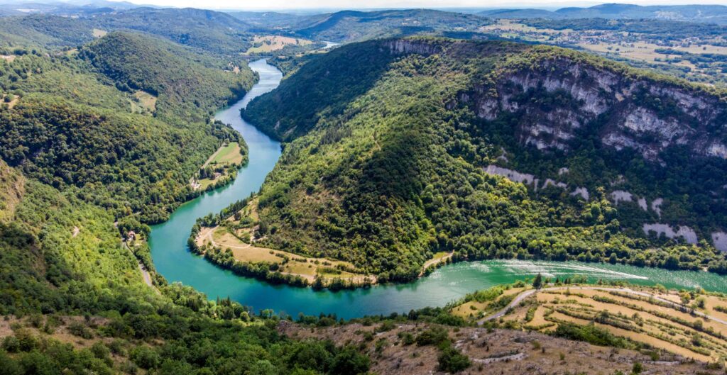 photo des gorges dans l'Ain