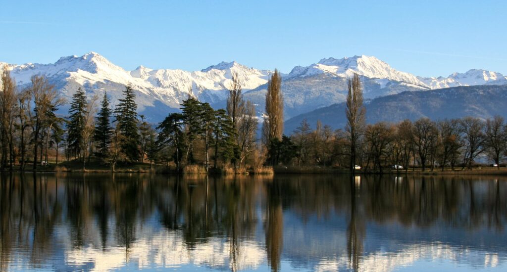 paysage de montagne à chambéry